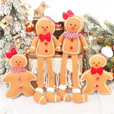 Natal Gingerbread Man Decorações De Presente De Bonecos