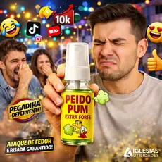 Peido Spray de Pum Pegadinha Super Forte - Zoação Garantida - Pegadinha - Trolagem TikTok
