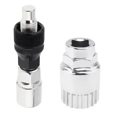 Chave Extrator Saca Pedivela Reparo + Chave Extrator Bike Movimento Central Bicicleta Ciclismo