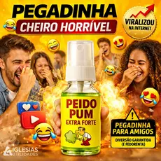 Perfume de Peido Spray de Pum Pegadinha Super Forte - Zoação Garantida - Pegadinha - Trolagem TikTok