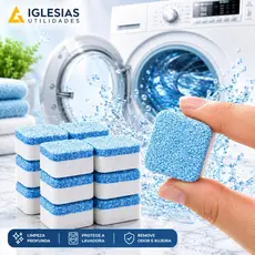Kit Limpador de máquina de lavar, comprimido efervescente sólido para remover manchas