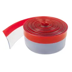Veda Fresta Silicone Preto Protetor Adesivo Portas 4cm