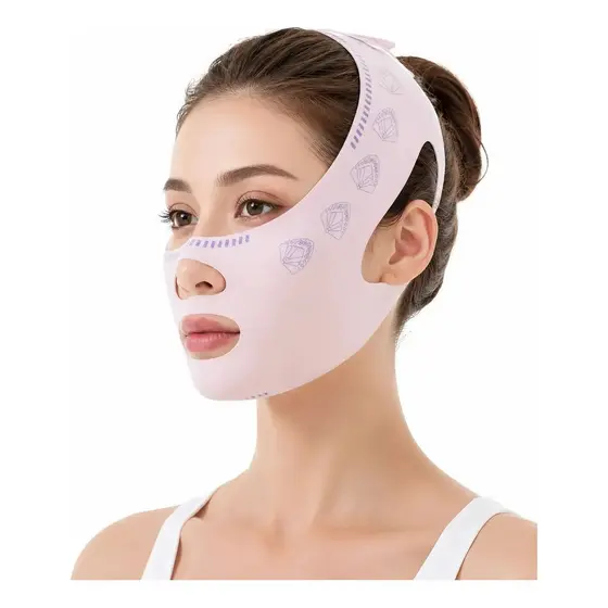 Máscara Faixa Modeladora Do Rosto Lipo De Papada Lifting