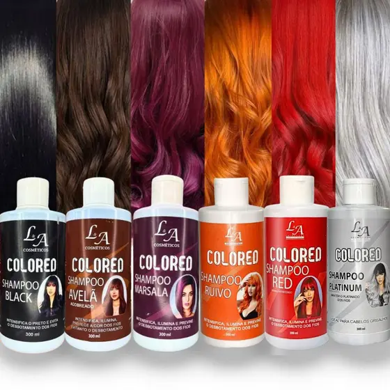 Shampoo Tonalizante Colored 100% Natural Super Indicado