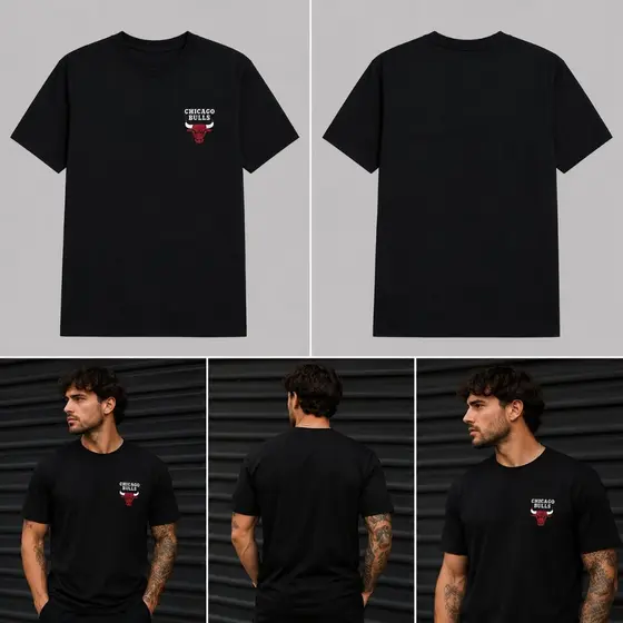 Camiseta CHICAGO BULLS blusa camisa masculina presente especial promoção exclusiva lançamento