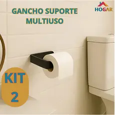Gancho de Ferro Suporte Multiuso Suporte de Papel Higiênico Banheiro Porta Toalha de Rosto