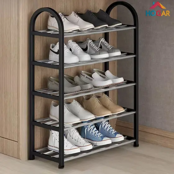 Organizador de Sapatos Sapateira 5 Andares 8 pares Organizador 4 Andares Multiuso