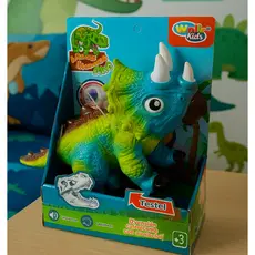 Dinossauros Baby de Borracha com Luzes e Som de Brinquedo - Wellmix