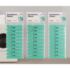 Prendedor Plástico De Roupa Kit 36  Pregador Reforçado de roupa para varal- Wellmix