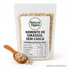 Pepita de Girassol crua sem casca 100% natural - 1 kg / 500 gramas / 250 gramas / 100 gramas