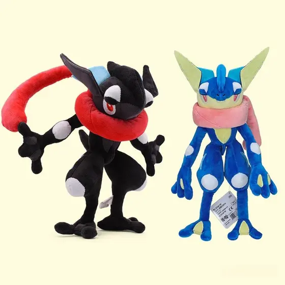 28cm-33cm Pokémon brinquedo de pelúcia verde inja macio Anime boneca Pokemon presente de aniversário das crianças DC1E