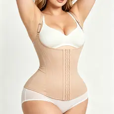 Corset Feminino, Cinto Modelador, Ajustador de Cintura com Hastes de Aço, Modelador Corporal PP a EGG