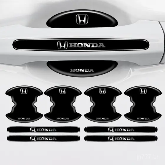 8Pc Adesivos de Proteção para Porta de Carro Anti-Riscos para Honda Civic Accord Vezel Fit CRV HRV CRZ Polo Jazz Jade 99