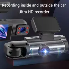 2 Lentes Gravador De Condução 1080P HD Vídeo Noturno Função De Visão Noturna Inversão De Dvr De Carro
