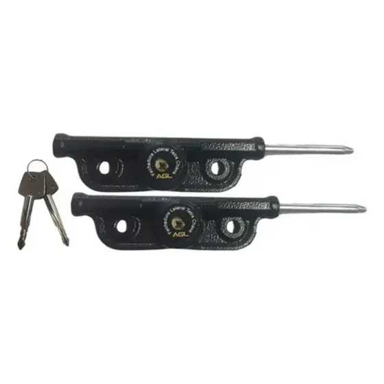 Fechadura Trava Lateral Tetra Chave Agl Porta 1 Par