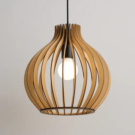 Luminária Arandela Gota Grande 38cmx45cm - Pentente Decoração Moderna Ambientes Grandes