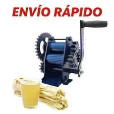 Engenho Moedor de Cana Manual 3 Moendas para Moer Cana Garapeira Caldo de Cana Engenhoca 40L/hora