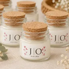 Kit 10 Mini Velas Aromáticas Personalizadas Lembrancinha Casamento Chá De Bebê Aniversário