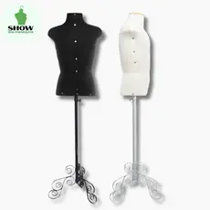 Busto/Manequim Masculino + Base Pedestal Vintage | Expositor para Lojas Ateliês, Corte Costura