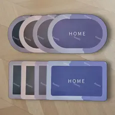 Kit2 ou 1pç Tapetes Antiderrapantes e Absorventes, Tapetes de Banheiro de Secagem Rápida e Capachos