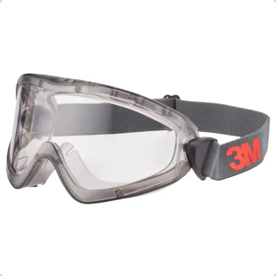 Óculos de Segurança 3M SG 2890 c/ CA - Ampla Visão, Anti-Embaçante e Proteção contra Respingos