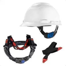 Capacete de Segurança 3M H-700 EPI com Suspensão de Catraca Ventilado Profissional com CA