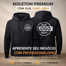 BLUSA MOLETOM C/ZIPER PERSONALIZADO MASCULINO E FEMNINO C/BOLSO SUPER CONFORTÁVEL ULTRA QUALIDADE