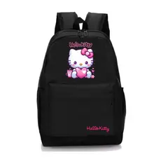 Mochila Escolar Feminina Hello Kitty Trabalho Faculdade Reforçada