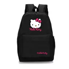 Mochila Feminina Hello Kitty Trabalho Escolar Faculdade Reforçada 2 Bolso Lateral