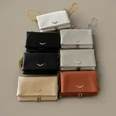 Bolsa Pequena Feminina Com Alça de Corrente Estilo Blogueira Perfeita Para Festa