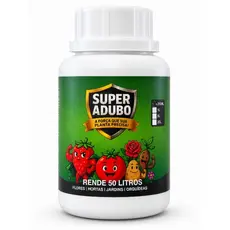 Super Adubo Fertilizante Foliar Liquido Concentrado 250ml Rende 50 Litros P/ Orquideas Horta Flores  Indoor e Agricola