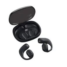 Fone De Ouvido Condução Óssea Botão Touch Case Com Display