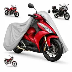 Capa de Moto 100% Impermeável Proteção UV Sol/Chuva/Poeira