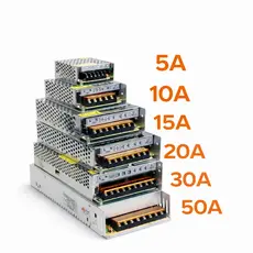 Fonte 12v 5a/10a/15a/20a/30a/50a Chaveada de Alimentação BIVOLT para Fita Led CFTV Colemia