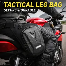 Pochete De Perna Motociclista Impermeável Tática Moto Viagem Bolsa De Cintura Multifuncional
