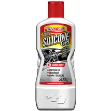Silicone Gel 200g Deixa o Interior Brilhante, Protegido e com Cheiro de Carro Novo por Mais Tempo