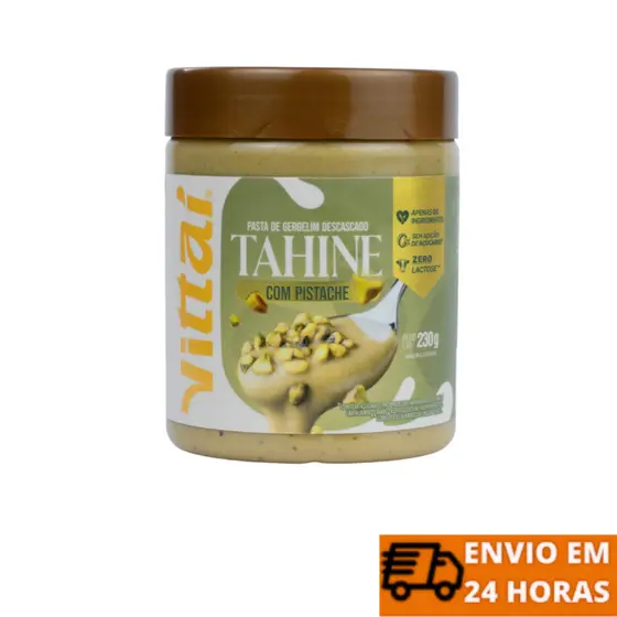 Pasta De Gergelim Tahine Com Pistache Vittaí 230g