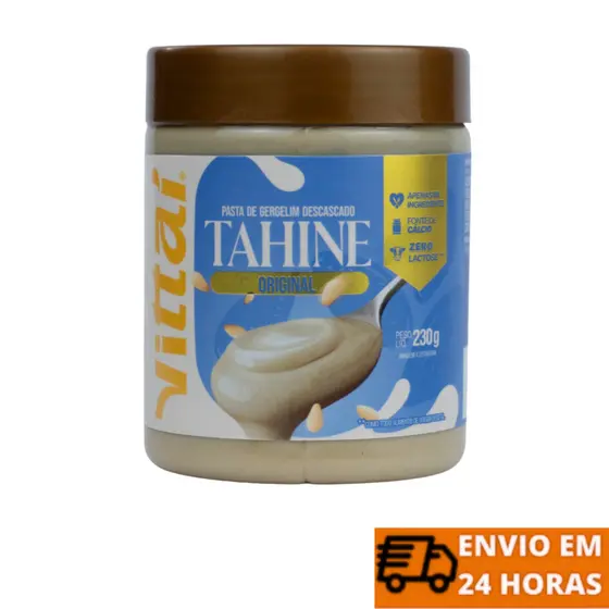 Pasta De Gergelim Tahine Original Vittaí 230g Zero Lactose