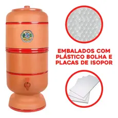 Filtro De Barro Completo Total 4 Litros (2 e 2) com vela torneira tampa e Bóia - DIRETO DE JABOTICABAL/SP!