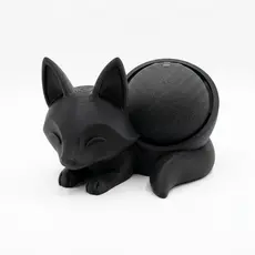 Suporte Alexa Dot 3 4 5 Raposa Deitada Decoração Quarto Sala