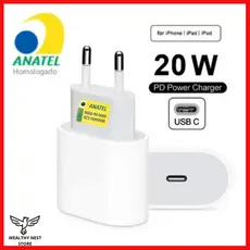 Fonte Carregador 20W/35W Rápido USB Cabo Tipo C Para Iphone 11 12 13 14 15 16 17 PRO MAX