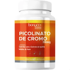PICOLINATO DE CROMO 350MCG 60 CAPS.. MINERAL ESSENCIAL ATIVIDADES FISICA TREINOS METABOLISMO FITNESS