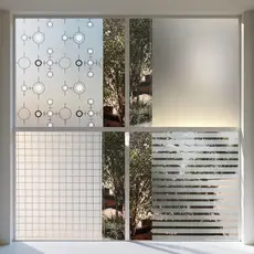 Película Adesiva Estática para vidro 200x60cm – Privacidade, Decorativa, Fácil Aplicação