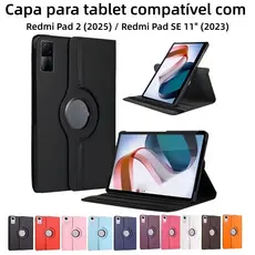 Capa giratória 360° para tablet Redmi pad 2 11"(2025) e redmi pad SE 11"(2023)