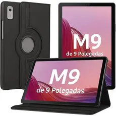 Capa Rotativa 360° Compatível com Lenovo M9, – Antichoque, Suporte Multiângulo