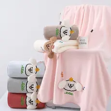 Toalha Infantil 3D Microfibra 70x140cm – Desenho Cartoons, Macia, Absorção Rápida, Banho, Praia e Piscina