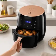 Air Fryer Premium Painel Touch Fritadeira Sem Óleo 3,5l 1400w - 110v ou 220v