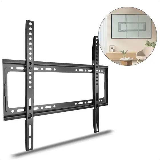 Suporte TV Fixo Universal 23 a 63 Polegadas Compatível LCD LED Plasma
