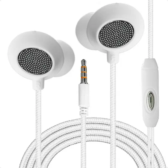 Fone de Ouvido Com Fio Microfone Tipo P3 Extra Bass Cabo 1M