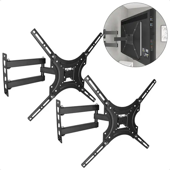 Suporte Móvel Articulável Para Tv Monitor 32 a 55 Polegadas Suporta Até 22kg